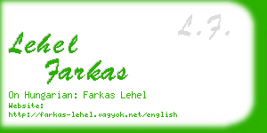 lehel farkas business card